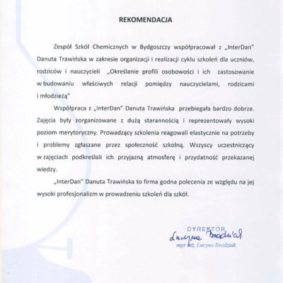 Zespół Szkół Chemicznych w Bydgoszczy