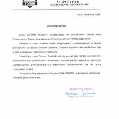 Zespół Szkół Technicznych w Toruniu